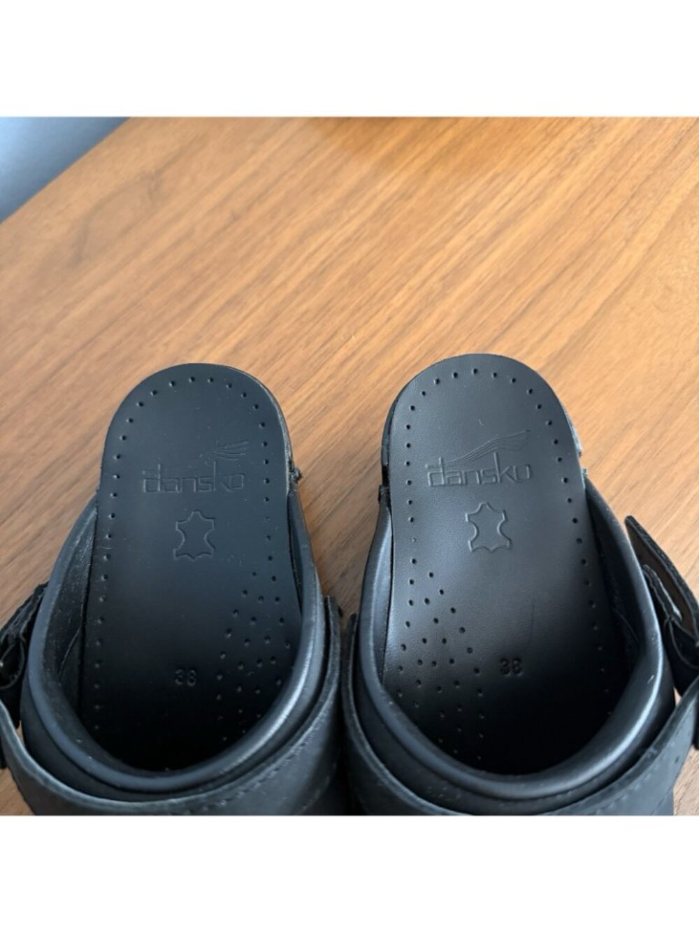 Dansko Ingrid Women's Clogs Open Back Black Oiled Leather Size 38 Comfort - Picture 7 of 12